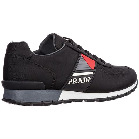 black prada mens runners|Prada sneakers for men outlet.